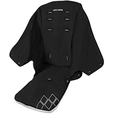 Maclaren Asiento Techno XT, Asiento Reemplazable y lavable a máquina que se adapta a los Buggies Techno XT, Negro/Plateado Maclaren Asiento Techno XT, Asiento Reemplazable y lavable a máquina que se adapta a los Buggies Techno XT, Negro/Plateado