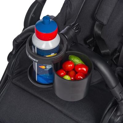 Dooky Soporte Universal para Tazas y Aperitivos, Soporte Universal para Cochecito de bebé, 2 Compartimentos para Vasos y Aperitivos, fácil de Limpiar, diseño Compacto, Todo a Mano Dooky Soporte Universal para Tazas y Aperitivos, Soporte Universal para Cochecito de bebé, 2 Compartimentos para Vasos y Aperitivos, fácil de Limpiar, diseño Compacto, Todo a Mano