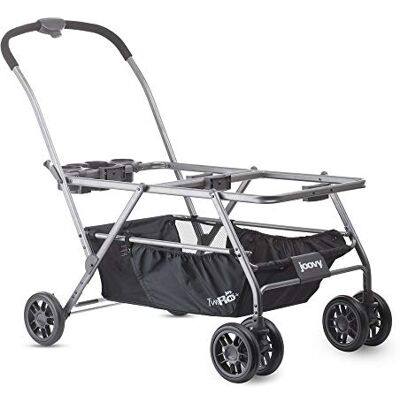 Joovy Cochecito Twin Roo+ con adaptadores para asiento de coche Maxi-Cosi, para dos asientos de coche Joovy Cochecito Twin Roo+ con adaptadores para asiento de coche Maxi-Cosi, para dos asientos de coche