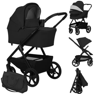 lionelo Carmine 2 en 1 Carrito Bebé (0-4 Anos, 0-22 kg) Capazo y y Silla de Paseo, Ruedas GravelTech, Amortiguacion, Posición Reclinable, UPF50+, Ventilacion, Hebilla Magnetica, Asiento Reversible lionelo Carmine 2 en 1 Carrito Bebé (0-4 Anos, 0-22 kg) Capazo y y Silla de Paseo, Ruedas GravelTech, Amortiguacion, Posición Reclinable, UPF50+, Ventilacion, Hebilla Magnetica, Asiento Reversible