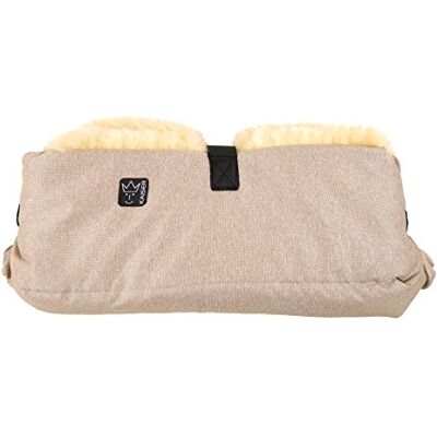Kaiser Big Double Calentador de manos de piel de cordero beige Kaiser Big Double Calentador de manos de piel de cordero beige