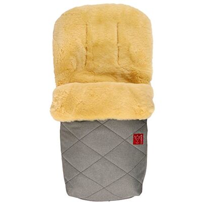 Saco de Pie Natural de Lana de Oveja Kaiser para Cochecito - Gris - Bebé y Niños Saco de Pie Natural de Lana de Oveja Kaiser para Cochecito - Gris - Bebé y Niños