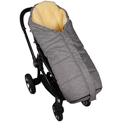Kaiser Saco de abrigo para cochecito (tamaño XL), color gris Kaiser Saco de abrigo para cochecito (tamaño XL), color gris