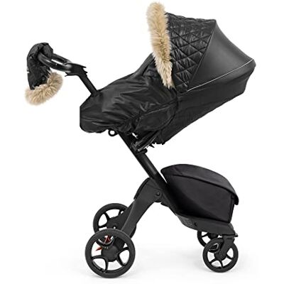 Stokke Kit para el invierno Xplory X, Negro ónice Protege al bebé contra el frío y el viento Incluye manoplas de forro polar Telas sin PFC, cremallera reflectora, bordes de piel de oveja Stokke Kit para el invierno Xplory X, Negro ónice Protege al bebé contra el frío y el viento Incluye manoplas de forro polar Telas sin PFC, cremallera reflectora, bordes de piel de oveja