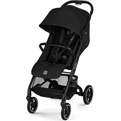 Cybex Gold Cochecito BEEZY con posición de reclinado ergonómica, Desde el nacimiento hasta aprox. 4 años (máx. 22 kg), Plegado compacto, Sistema de arnés de un tirón, Magic Black Cybex Gold Cochecito BEEZY con posición de reclinado ergonómica, Desde el nacimiento hasta aprox. 4 años (máx. 22 kg), Plegado compacto, Sistema de arnés de un tirón, Magic Black