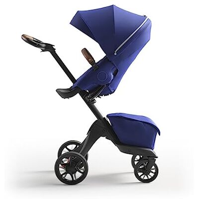 Stokke Xplory X, Azul Real Cochecito de lujo Altura ajustable y tres posiciones para mayor comodidad Acolchado, arnés y cremallera reflectora para mayor seguridad Se pliega fácilmente Stokke Xplory X, Azul Real Cochecito de lujo Altura ajustable y tres posiciones para mayor comodidad Acolchado, arnés y cremallera reflectora para mayor seguridad Se pliega fácilmente