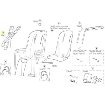 Thule Arnés para Silla, Multicolor, Talla única Thule Arnés para Silla, Multicolor, Talla única
