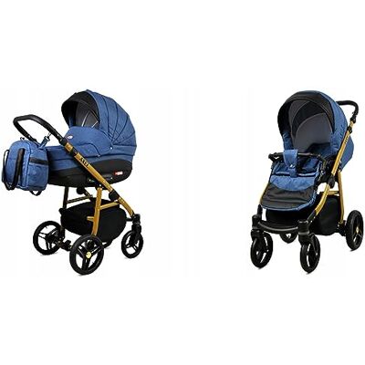 Babylux ® Carrito de Bebé Sistema de Viaje Set 2 en 1 Axel incl. Capazo, Silla de Paseo Cochecito Bolso cambiador, Cubierta para la lluvia, Mosquitera, Portavasos etc. Babylux ® Carrito de Bebé Sistema de Viaje Set 2 en 1 Axel incl. Capazo, Silla de Paseo Cochecito Bolso cambiador, Cubierta para la lluvia, Mosquitera, Portavasos etc.