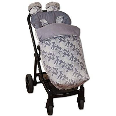 Babyline Little Warrior Saco de silla con manoplas de regalo, unisex Babyline Little Warrior Saco de silla con manoplas de regalo, unisex