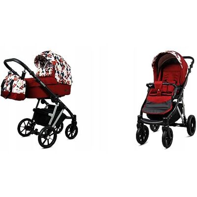 Babylux ® Carrito de Bebé Sistema de Viaje Set 2 en 1 Marlux Magnetic incl. Capazo, Silla de Paseo Cochecito Bolso cambiador, Cubierta para la lluvia, Mosquitera, Portavasos etc. Babylux ® Carrito de Bebé Sistema de Viaje Set 2 en 1 Marlux Magnetic incl. Capazo, Silla de Paseo Cochecito Bolso cambiador, Cubierta para la lluvia, Mosquitera, Portavasos etc.