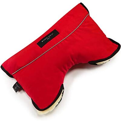 CHRIST Manoplas, Calentador de Manos Impermeable para mango de Carrito de bebé o Silla de paseo de Piel de Cordero 100% Natural y Medicinal de WERNER – en rojo chili CHRIST Manoplas, Calentador de Manos Impermeable para mango de Carrito de bebé o Silla de paseo de Piel de Cordero 100% Natural y Medicinal de WERNER – en rojo chili
