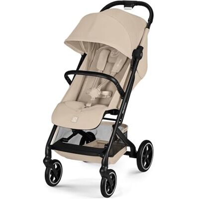 Cybex Gold Cochecito BEEZY con posición de reclinado ergonómica, Desde el nacimiento hasta aprox. 4 años (máx. 22 kg), Plegado compacto, Sistema de arnés de un tirón, Almond Beige Cybex Gold Cochecito BEEZY con posición de reclinado ergonómica, Desde el nacimiento hasta aprox. 4 años (máx. 22 kg), Plegado compacto, Sistema de arnés de un tirón, Almond Beige