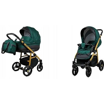 Babylux ® Carrito de Bebé Sistema de Viaje Set 2 en 1 Axel incl. Capazo, Silla de Paseo Cochecito Bolso cambiador, Cubierta para la lluvia, Mosquitera, Portavasos etc. Babylux ® Carrito de Bebé Sistema de Viaje Set 2 en 1 Axel incl. Capazo, Silla de Paseo Cochecito Bolso cambiador, Cubierta para la lluvia, Mosquitera, Portavasos etc.