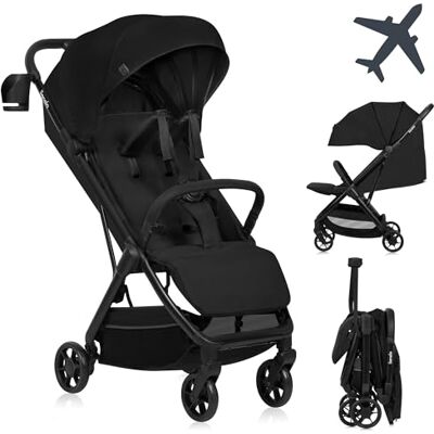 lionelo Julie Air Carrito Bebe hasta 22 kg de 6 m a 4 años Para Avión Ruedas Giratorias 360° Suspensión Plegable con una Sola Mano Respaldo Ajustable Capota UPF50+, Ligero lionelo Julie Air Carrito Bebe hasta 22 kg de 6 m a 4 años Para Avión Ruedas Giratorias 360° Suspensión Plegable con una Sola Mano Respaldo Ajustable Capota UPF50+, Ligero