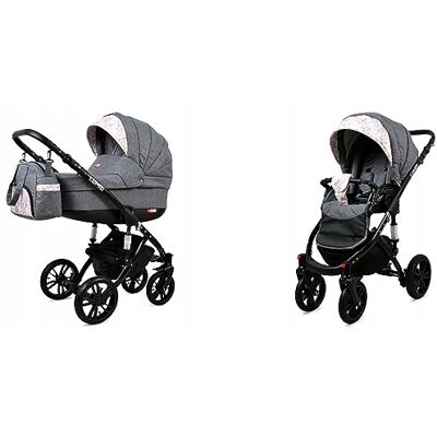 Babylux ® Carrito de Bebé Sistema de Viaje Set 2 en 1 Lumio incl. Capazo, Silla de Paseo Cochecito Bolso cambiador, Cubierta para la lluvia, Mosquitera, Portavasos etc. Babylux ® Carrito de Bebé Sistema de Viaje Set 2 en 1 Lumio incl. Capazo, Silla de Paseo Cochecito Bolso cambiador, Cubierta para la lluvia, Mosquitera, Portavasos etc.