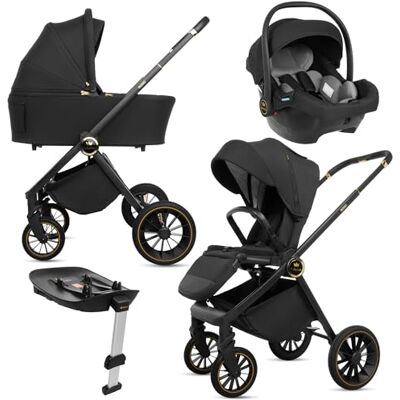 Babylux ® Carrito Bebe 4en1 , Conjunto de Cochecito Ligero y Plegable Que Incluye Capazo, Silla de Paseo, Portabebés i-Size, Base Isofix, Bolso Cambiador y Más Accesorios 0-22kg, Protección UV 50+ Babylux ® Carrito Bebe 4en1 , Conjunto de Cochecito Ligero y Plegable Que Incluye Capazo, Silla de Paseo, Portabebés i-Size, Base Isofix, Bolso Cambiador y Más Accesorios 0-22kg, Protección UV 50+