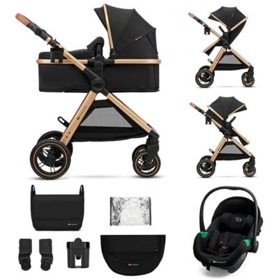 Kinderkraft ESME PRO Cochecito 3 en 1, color negro Kinderkraft ESME PRO Cochecito 3 en 1, color negro