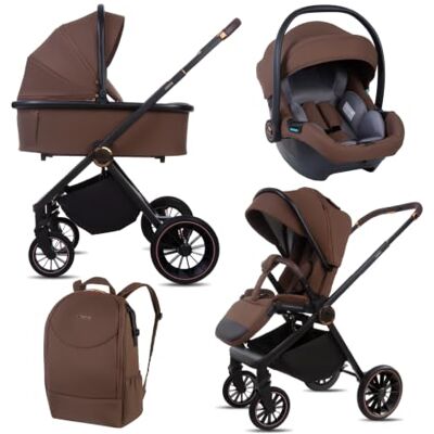 Babylux ® Carrito Bebe 3en1 CASTOR Conjunto de Cochecito Ligero y Plegable Incluye Capazo, Silla de Paseo, Portabebés i-Size, Bolso Cambiador y Más Accesorios, 0-22kg, Protección UV 50+,Ventilación Babylux ® Carrito Bebe 3en1 CASTOR Conjunto de Cochecito Ligero y Plegable Incluye Capazo, Silla de Paseo, Portabebés i-Size, Bolso Cambiador y Más Accesorios, 0-22kg, Protección UV 50+,Ventilación