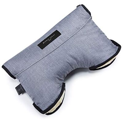CHRIST Manoplas, Calentador de Manos Impermeable para mango de Carrito de bebé o Silla de paseo de Piel de Cordero 100% Natural y Medicinal de WERNER – en azul moteado CHRIST Manoplas, Calentador de Manos Impermeable para mango de Carrito de bebé o Silla de paseo de Piel de Cordero 100% Natural y Medicinal de WERNER – en azul moteado