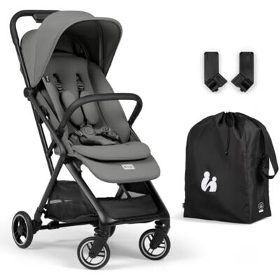 hauck Carrito Bebe Ultracompacto y Ligero Fly N Care Stone Equipaje de cabina, plegado con una mano, reclinable desde el nacimiento hasta 22 kg, bolsa de transporte, protección UV 50+ hauck Carrito Bebe Ultracompacto y Ligero Fly N Care Stone Equipaje de cabina, plegado con una mano, reclinable desde el nacimiento hasta 22 kg, bolsa de transporte, protección UV 50+