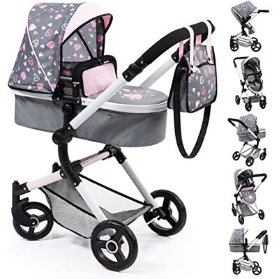 Bayer Design Cochecito para muñecas Neo Vario, Carrito, Bolsa, Convertible Bayer Design Cochecito para muñecas Neo Vario, Carrito, Bolsa, Convertible