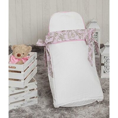 Babyline Toile Saco de 3 usos para capazo y silla, color rosa Babyline Toile Saco de 3 usos para capazo y silla, color rosa