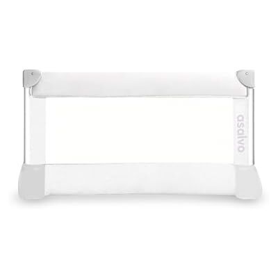 Asalvo Barrera de Cama Protección Anticaídas, Barandilla Plegable y Portátil, Fácil Montaje, Diseño Seguro y Compacto – Barrera de Seguridad 90CM Blanca Asalvo Barrera de Cama Protección Anticaídas, Barandilla Plegable y Portátil, Fácil Montaje, Diseño Seguro y Compacto – Barrera de Seguridad 90CM Blanca