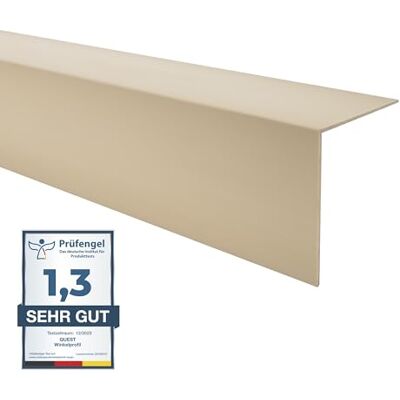 Garmin Perfil Protector de Cantos PVC 15x15 mm sin Taladrar Beige, 200 cm Perfil angular y protector de esquinas para cantos de pared y esquinas exteriores, también muebles, PVC robusto Garmin Perfil Protector de Cantos PVC 15x15 mm sin Taladrar Beige, 200 cm Perfil angular y protector de esquinas para cantos de pared y esquinas exteriores, también muebles, PVC robusto