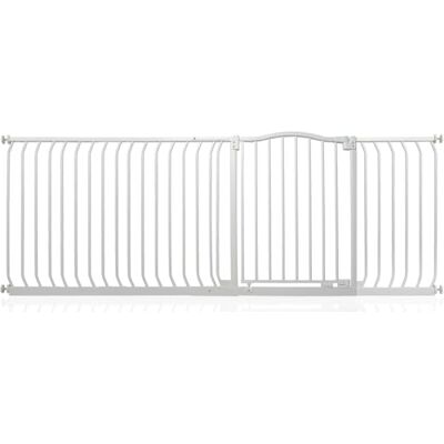 Safetots Barrera de Tope Curvo para Bebés, 198cm 207cm, Blanca Mate, Barrera de Presión para Escaleras, Barrera de Seguridad para Bebés para Barreras, Instalación Fácil Safetots Barrera de Tope Curvo para Bebés, 198cm 207cm, Blanca Mate, Barrera de Presión para Escaleras, Barrera de Seguridad para Bebés para Barreras, Instalación Fácil