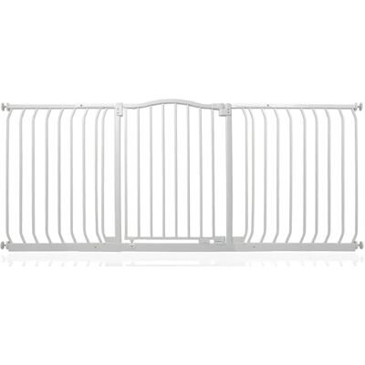 Safetots Barrera de Tope Curvo para Bebés, 170cm 179cm, Blanca Mate, Barrera de Presión para Escaleras, Barrera de Seguridad para Bebés para Barreras, Instalación Fácil Safetots Barrera de Tope Curvo para Bebés, 170cm 179cm, Blanca Mate, Barrera de Presión para Escaleras, Barrera de Seguridad para Bebés para Barreras, Instalación Fácil