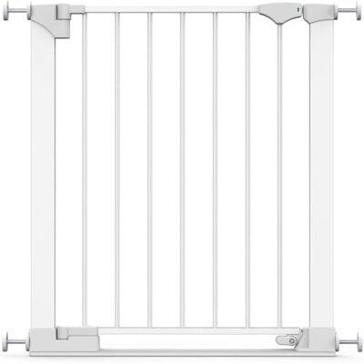 Safetots Puerta De Seguridad SafeStep, Blanca, 68cm 75cm, Puerta de Seguridad Extra Baja, Ajuste por Presión, Puerta para Bebés para Escaleras, Pasillos y Puertas Safetots Puerta De Seguridad SafeStep, Blanca, 68cm 75cm, Puerta de Seguridad Extra Baja, Ajuste por Presión, Puerta para Bebés para Escaleras, Pasillos y Puertas