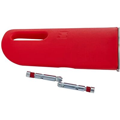 SARO Protector de esquinas (plástico, 380 mm de alto), color rojo SARO Protector de esquinas (plástico, 380 mm de alto), color rojo