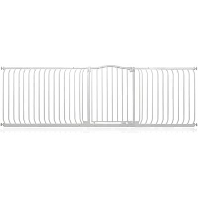 Safetots Barrera de Tope Curvo para Bebés, 234cm 243cm, Blanca Mate, Barrera de Presión para Escaleras, Barrera de Seguridad para Bebés para Barreras, Instalación Fácil Safetots Barrera de Tope Curvo para Bebés, 234cm 243cm, Blanca Mate, Barrera de Presión para Escaleras, Barrera de Seguridad para Bebés para Barreras, Instalación Fácil