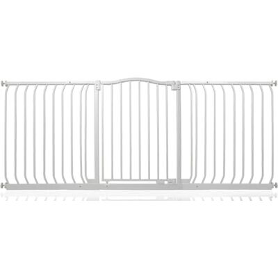 Safetots Barrera de Tope Curvo para Bebés, 179cm 188cm, Blanca Mate, Barrera de Presión para Escaleras, Barrera de Seguridad para Bebés para Barreras, Instalación Fácil Safetots Barrera de Tope Curvo para Bebés, 179cm 188cm, Blanca Mate, Barrera de Presión para Escaleras, Barrera de Seguridad para Bebés para Barreras, Instalación Fácil