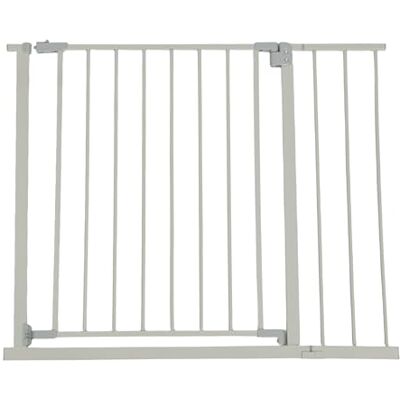 Relaxdays Barrera de Seguridad , 95-100 cm, sin taladrar, bebés y niños, escaleras y Puertas, Gris Relaxdays Barrera de Seguridad , 95-100 cm, sin taladrar, bebés y niños, escaleras y Puertas, Gris