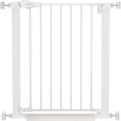YEAUPE PRO Barrera de Seguridad Niños Escalera, 74-78 CM, Valla de Seguridad Infantil sin Tornillos, Puerta de Seguridad para Bebé y Perros, Apertura Una Mano, Doble Bloqueo, Uso en Interiores, Blanco YEAUPE PRO Barrera de Seguridad Niños Escalera, 74-78 CM, Valla de Seguridad Infantil sin Tornillos, Puerta de Seguridad para Bebé y Perros, Apertura Una Mano, Doble Bloqueo, Uso en Interiores, Blanco