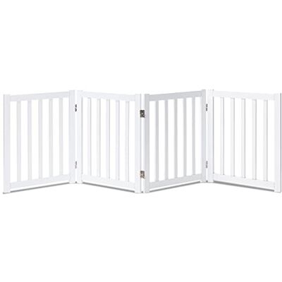 LZRS Puerta Plegable de Madera de Roble para Mascotas, Puerta de Madera para Perros, Puerta para Gatos, Puerta para Mascotas con Collar para Mascotas para casa, Puerta, escaleras, Valla de Seguridad LZRS Puerta Plegable de Madera de Roble para Mascotas, Puerta de Madera para Perros, Puerta para Gatos, Puerta para Mascotas con Collar para Mascotas para casa, Puerta, escaleras, Valla de Seguridad