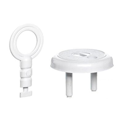 Ospel Enchufe de enchufe/cerradura de seguridad para niños/con llave blanca ZG cubierta 5907559808482 Ospel Enchufe de enchufe/cerradura de seguridad para niños/con llave blanca ZG cubierta 5907559808482