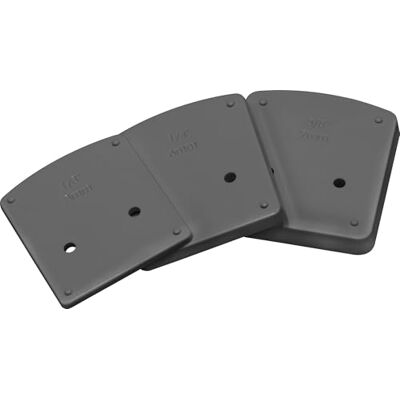 Abus JC9518 Ben Juego de Accesorios para Rejilla de protección de escaleras Extensible, Cuando se Fija a un rodapié/zócalo Abus JC9518 Ben Juego de Accesorios para Rejilla de protección de escaleras Extensible, Cuando se Fija a un rodapié/zócalo
