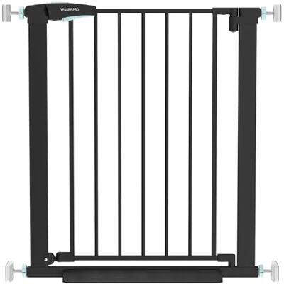 YEAUPE PRO Barrera de Seguridad Niños Escalera, 74-78 CM, Valla de Seguridad Infantil sin Tornillos, Puerta de Seguridad para Bebé y Perros, Apertura Una Mano, Doble Bloqueo, Uso en Interiores, Negro YEAUPE PRO Barrera de Seguridad Niños Escalera, 74-78 CM, Valla de Seguridad Infantil sin Tornillos, Puerta de Seguridad para Bebé y Perros, Apertura Una Mano, Doble Bloqueo, Uso en Interiores, Negro