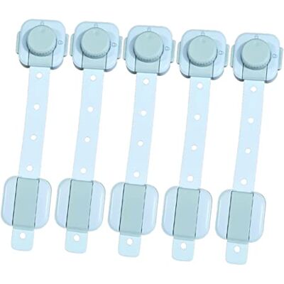 G-MOTIONS ParENCE – Bloque de protección para bebé, seguridad de bloqueo, juego de 8 pestillos para niños, frigorífico, , color blanco G-MOTIONS ParENCE – Bloque de protección para bebé, seguridad de bloqueo, juego de 8 pestillos para niños, frigorífico, , color blanco