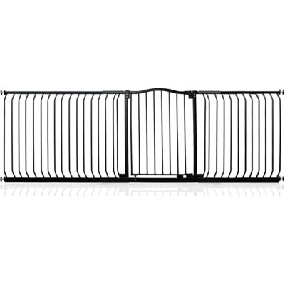 Safetots Barrera de Tope Curvo para Bebés, 234cm 243cm, Negra Mate, Barrera de Presión para Escaleras, Barrera de Seguridad para Bebés para Barreras, Instalación Fácil Safetots Barrera de Tope Curvo para Bebés, 234cm 243cm, Negra Mate, Barrera de Presión para Escaleras, Barrera de Seguridad para Bebés para Barreras, Instalación Fácil
