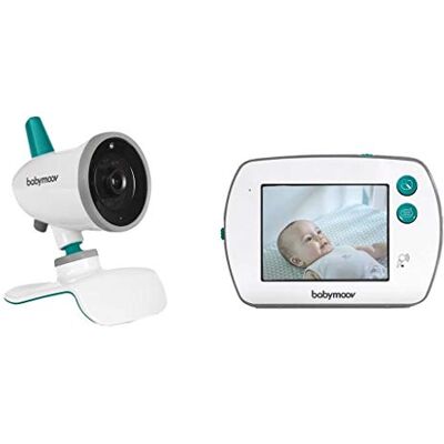 Babymoov YOO Feel Vigilabebé con Cámara Pantalla LCD Táctil de 3.5" Visión Nocturna Lamparita y Nanas Alcance 250 m Seguridad Bebe Babymoov YOO Feel Vigilabebé con Cámara Pantalla LCD Táctil de 3.5" Visión Nocturna Lamparita y Nanas Alcance 250 m Seguridad Bebe