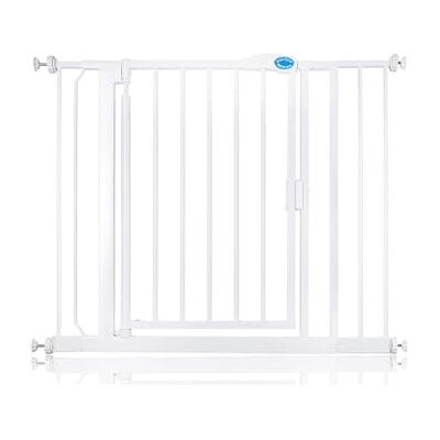 Bettacare Puerta de Seguridad con Cierre Automático, 96,6cm 103,6cm, Blanca, Puerta de Seguridad con Ajuste a Presión, Puerta de Bebé, Barrera de Seguridad para Puertas Pasillos y Espacios Bettacare Puerta de Seguridad con Cierre Automático, 96,6cm 103,6cm, Blanca, Puerta de Seguridad con Ajuste a Presión, Puerta de Bebé, Barrera de Seguridad para Puertas Pasillos y Espacios
