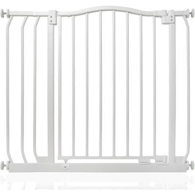 Safetots Barrera de Tope Curvo para Bebés, 80cm 89cm, Blanca Mate, Barrera de Presión para Escaleras, Barrera de Seguridad para Bebés para Barreras, Instalación Fácil Safetots Barrera de Tope Curvo para Bebés, 80cm 89cm, Blanca Mate, Barrera de Presión para Escaleras, Barrera de Seguridad para Bebés para Barreras, Instalación Fácil