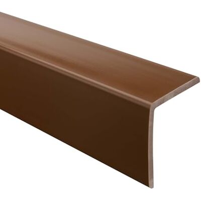 Garmin Perfil Angular PVC 35x35 mm sin Adhesivo Marrón, 130 cm Perfil angular robusto y protector de esquinas para muebles, estanterías y cantos de mesa, protege de golpes y arañazos Garmin Perfil Angular PVC 35x35 mm sin Adhesivo Marrón, 130 cm Perfil angular robusto y protector de esquinas para muebles, estanterías y cantos de mesa, protege de golpes y arañazos