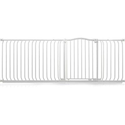 Safetots Barrera de Tope Curvo para Bebés, 207cm 216cm, Blanca Mate, Barrera de Presión para Escaleras, Barrera de Seguridad para Bebés para Barreras, Instalación Fácil Safetots Barrera de Tope Curvo para Bebés, 207cm 216cm, Blanca Mate, Barrera de Presión para Escaleras, Barrera de Seguridad para Bebés para Barreras, Instalación Fácil