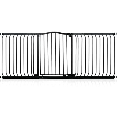 Safetots Barrera de Tope Curvo para Bebés, 188cm 197cm, Negra Mate, Barrera de Presión para Escaleras, Barrera de Seguridad para Bebés para Barreras, Instalación Fácil Safetots Barrera de Tope Curvo para Bebés, 188cm 197cm, Negra Mate, Barrera de Presión para Escaleras, Barrera de Seguridad para Bebés para Barreras, Instalación Fácil
