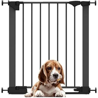 Bettacare SafeStep Puerta para Perros, Negra, 68 cm 75 cm, Paso Extra bajo, Puerta de Seguridad de Ajuste a presión, Puerta para Mascotas para escaleras, pasillos y Puertas, fácil instalación Bettacare SafeStep Puerta para Perros, Negra, 68 cm 75 cm, Paso Extra bajo, Puerta de Seguridad de Ajuste a presión, Puerta para Mascotas para escaleras, pasillos y Puertas, fácil instalación
