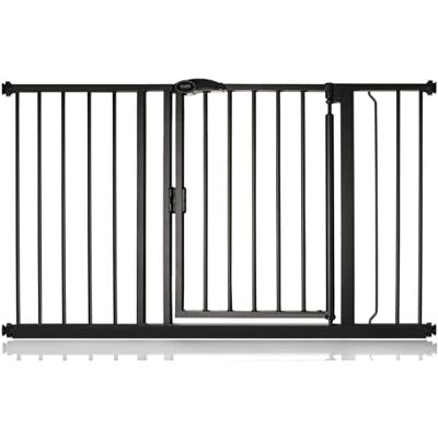 Bettacare Puerta de Seguridad con Cierre Automático, 125,4cm 132,4cm, Negra Mate, Puerta de Seguridad con Ajuste a Presión, Puerta de Bebé, Barrera de Seguridad para Puertas Pasillos y Espacios Bettacare Puerta de Seguridad con Cierre Automático, 125,4cm 132,4cm, Negra Mate, Puerta de Seguridad con Ajuste a Presión, Puerta de Bebé, Barrera de Seguridad para Puertas Pasillos y Espacios